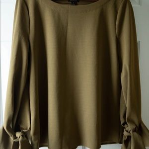 Ann Taylor Tie Sleeve Top